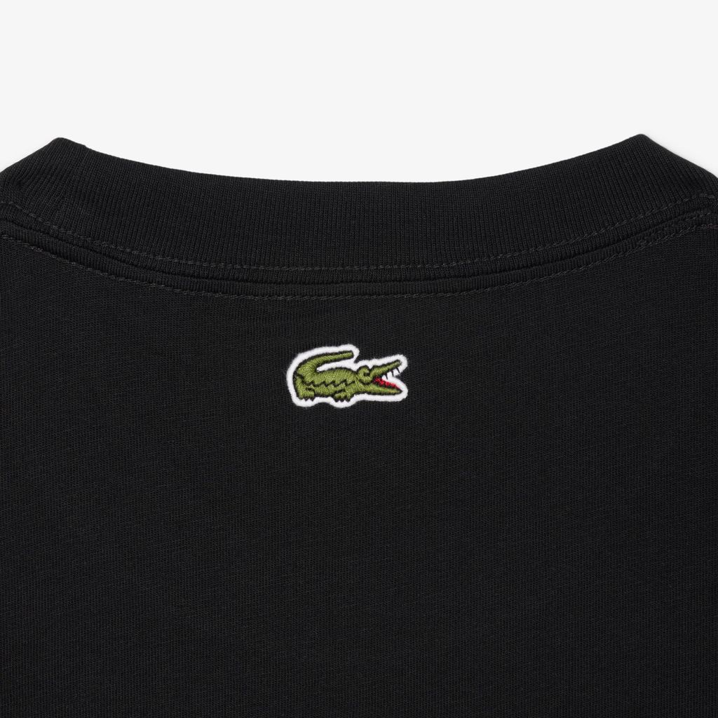 Áo Thun Lacoste Nam Dáng Cổ Điển Chất Liệu Cotton Thêu