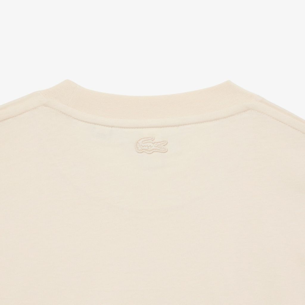 Áo Thun Lacoste Nam Dáng Cổ Điển Chất Liệu Cotton In Hình