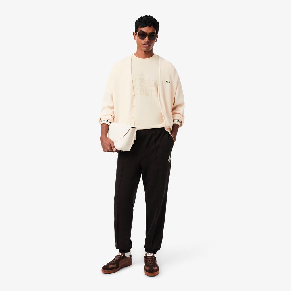 Áo Thun Lacoste Nam Dáng Cổ Điển Chất Liệu Cotton In Hình