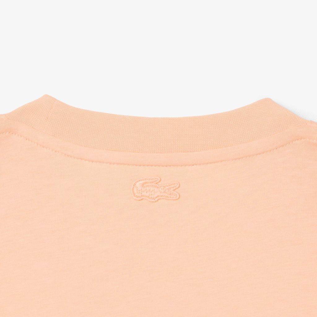 Áo Thun Lacoste Nam Dáng Cổ Điển Chất Liệu Cotton In Hình