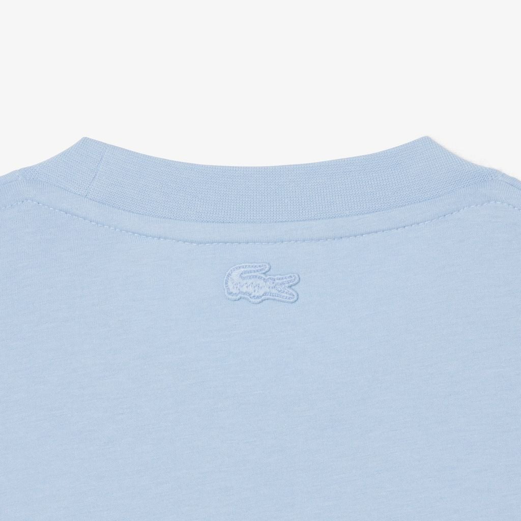 Áo Thun Lacoste Nam Dáng Cổ Điển Chất Liệu Cotton In Hình