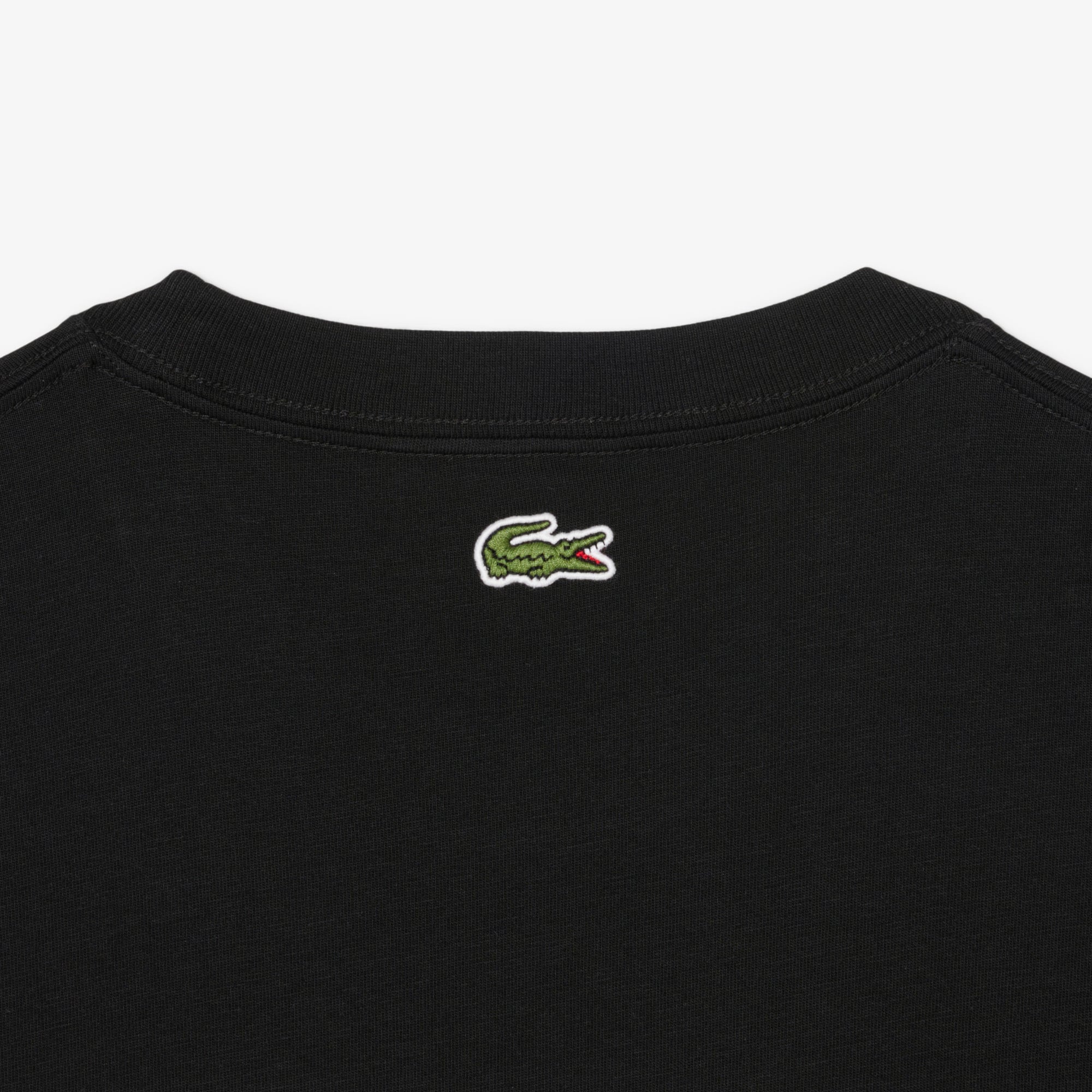 Áo Thun Lacoste Nam Dáng Cổ Điển Chất Liệu Cotton In Hình