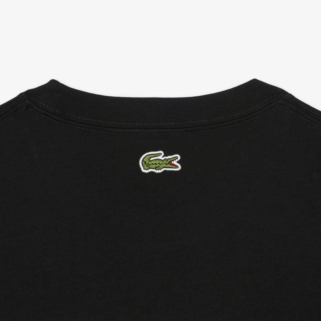 Áo Thun Lacoste Nam Dáng Cổ Điển Chất Liệu Cotton In Hình