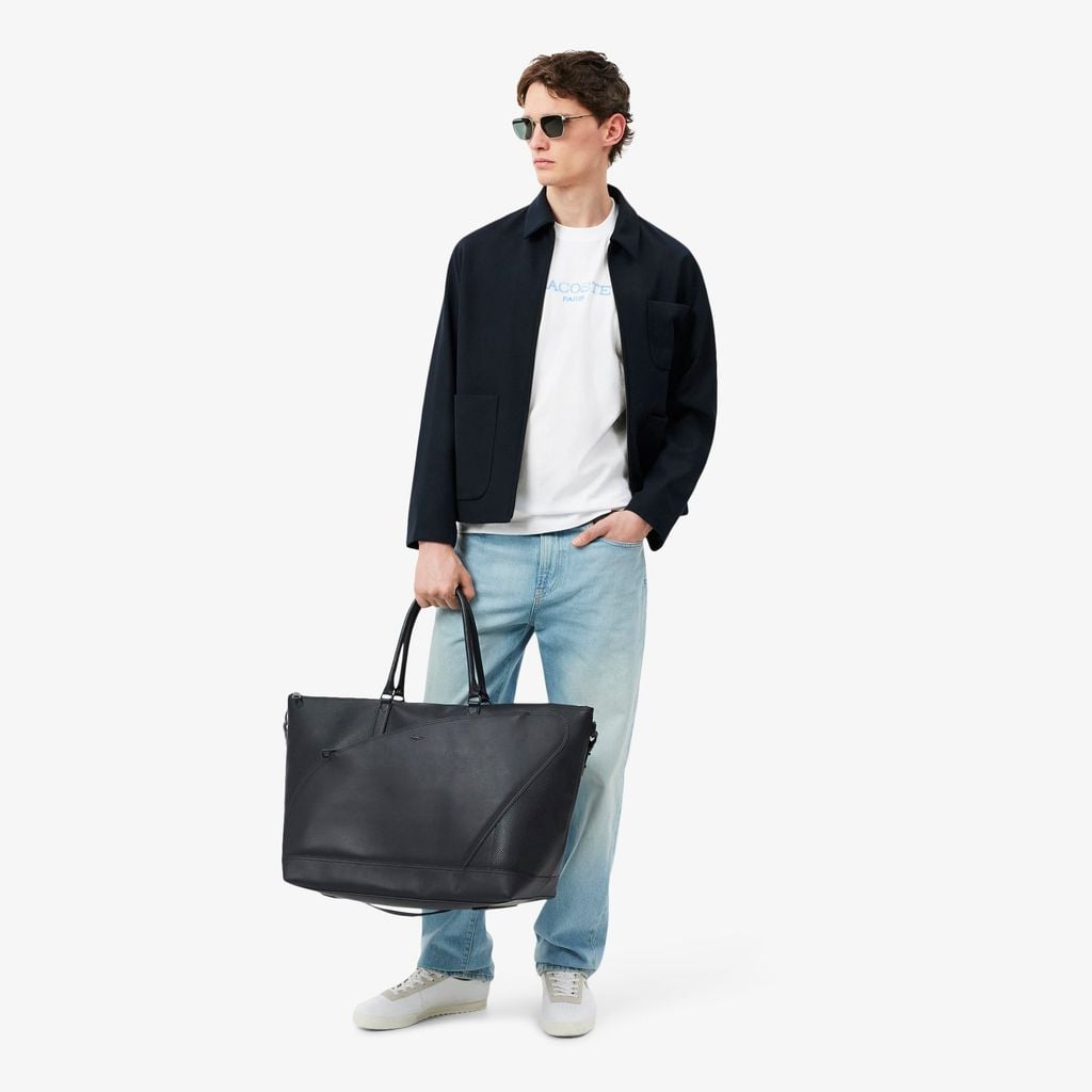 Áo Thun Lacoste Nam Dáng Cổ Điển Chất Liệu Cotton In Hình