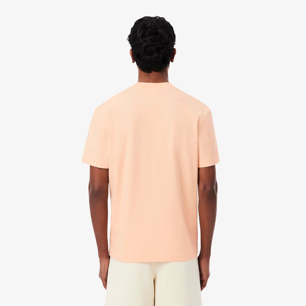 Áo Thun Lacoste Nam Dáng Cổ Điển Chất Liệu Cotton In Hình