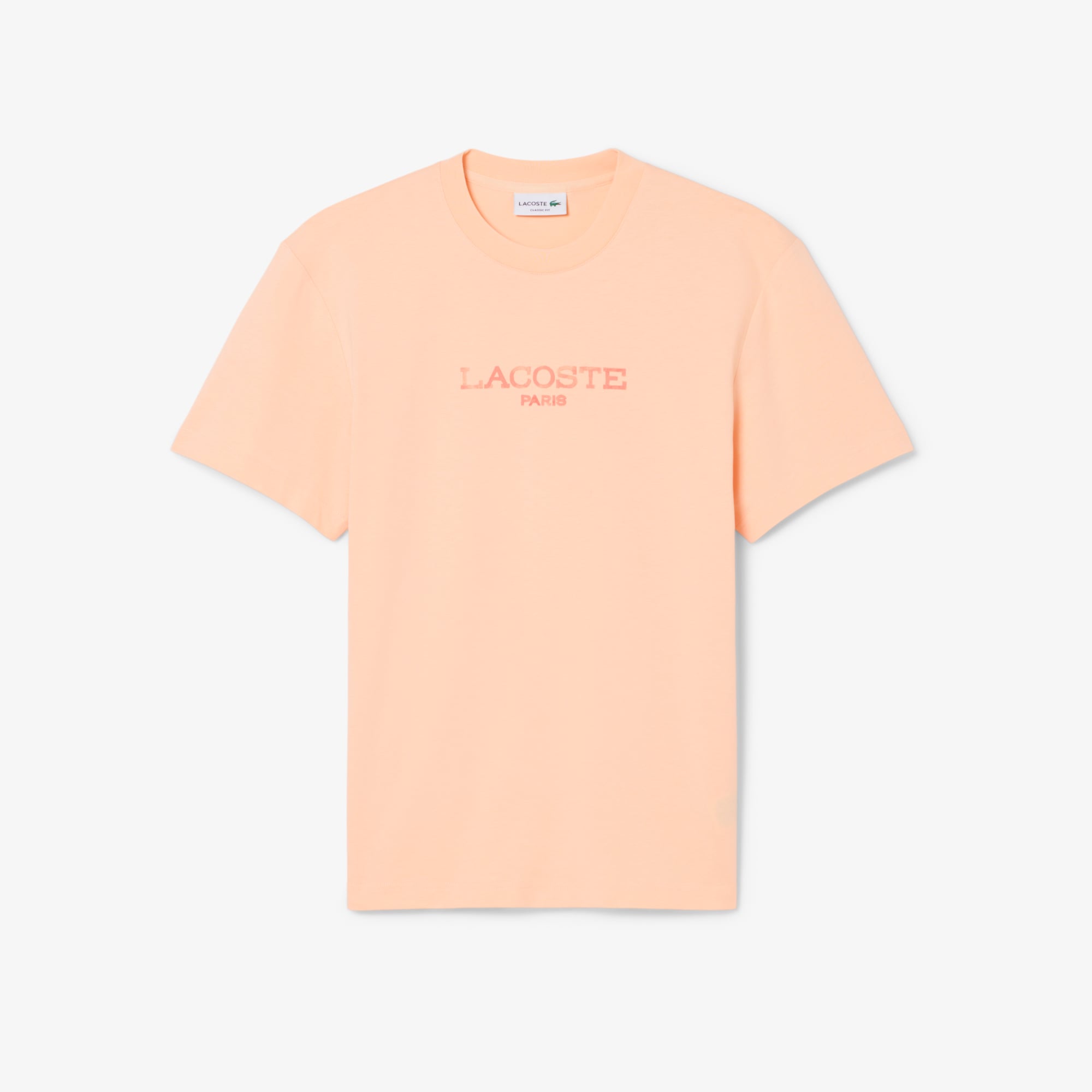 Áo Thun Lacoste Nam Dáng Cổ Điển Chất Liệu Cotton In Hình