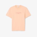 Áo Thun Lacoste Nam Dáng Cổ Điển Chất Liệu Cotton In Hình