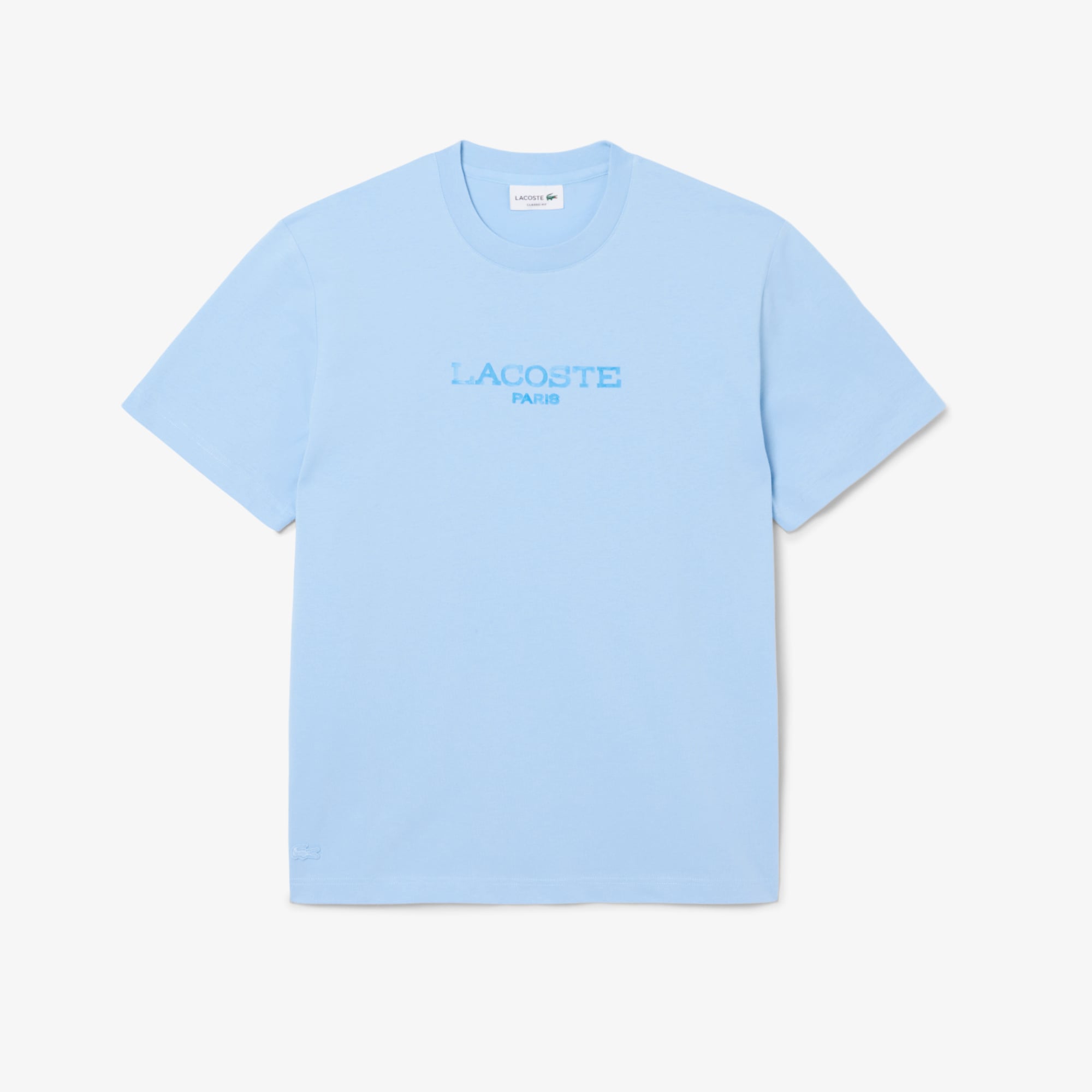 Áo Thun Lacoste Nam Dáng Cổ Điển Chất Liệu Cotton In Hình