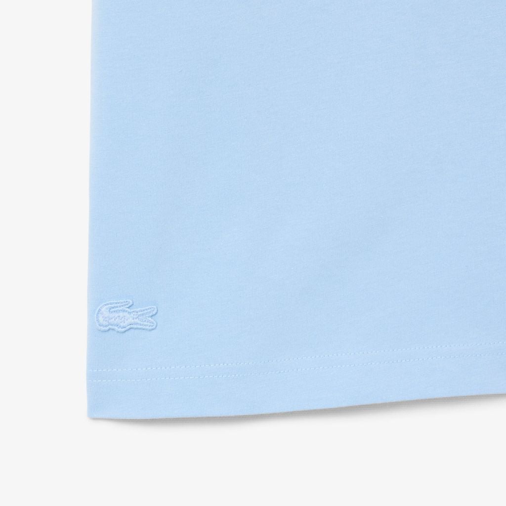 Áo Thun Lacoste Nam Dáng Cổ Điển Chất Liệu Cotton In Hình