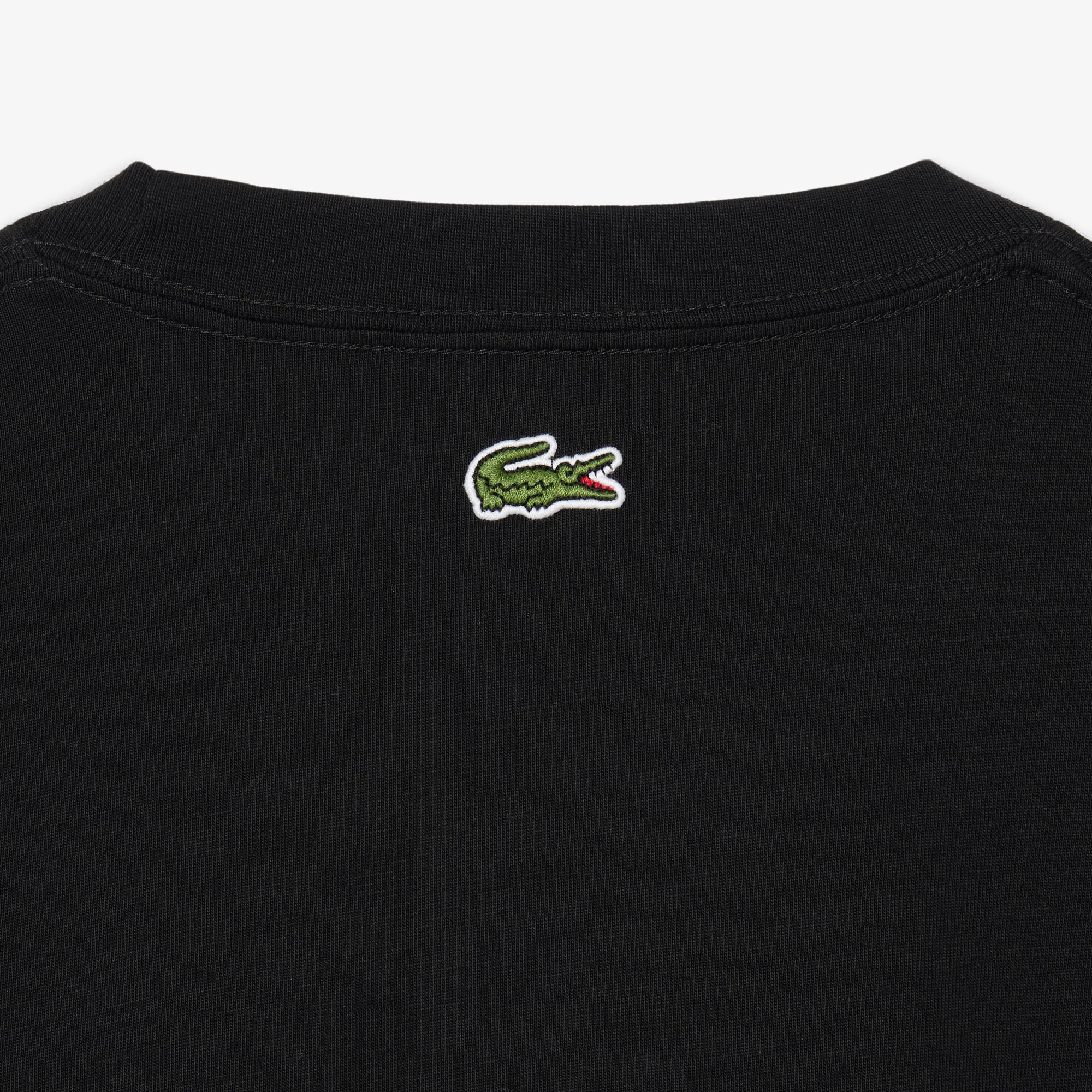 Áo Thun Lacoste Nam Dáng Cổ Điển Chất Liệu Cotton In Hình
