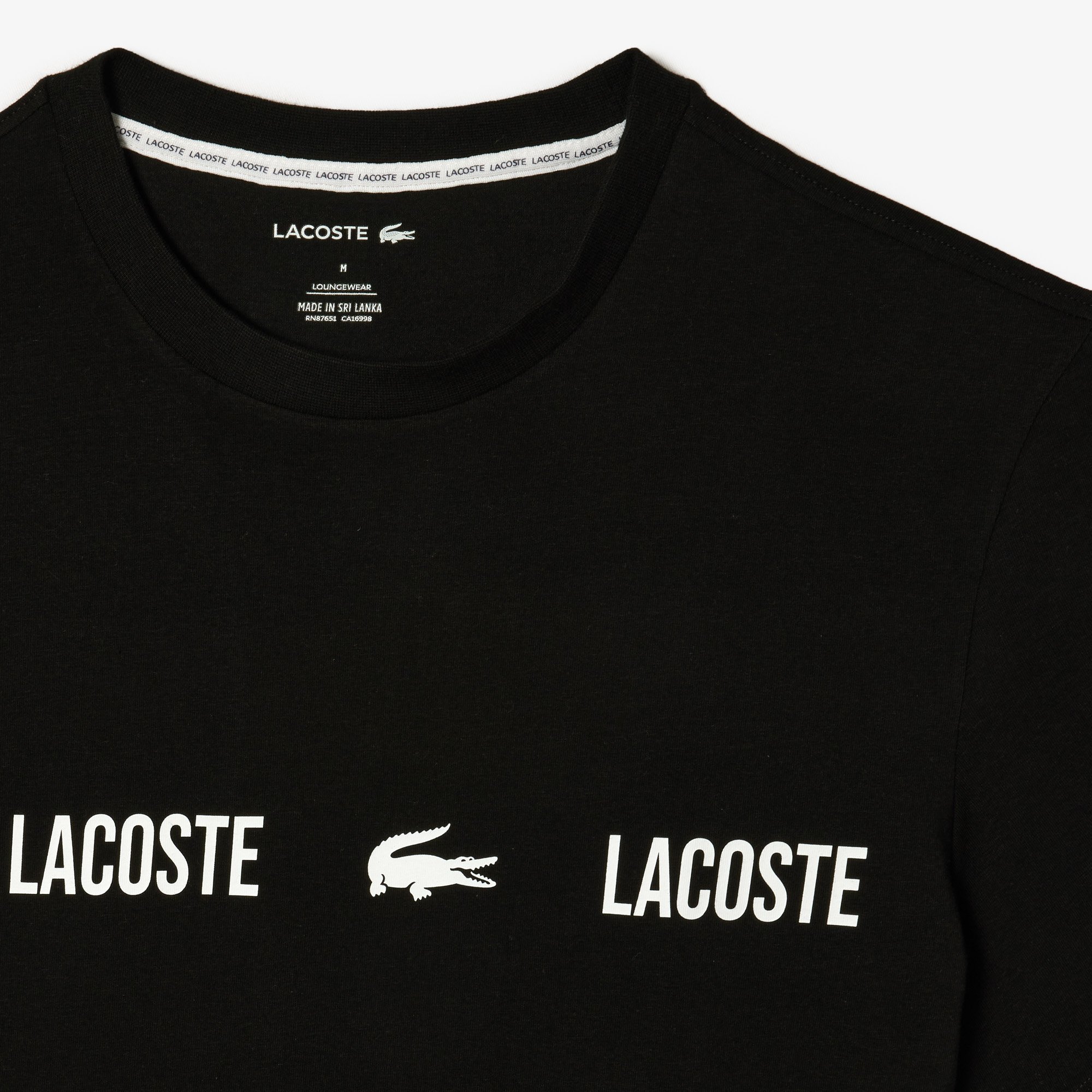 Áo Thun Mặc Nhà Lacoste Nam Chất Liệu Cotton