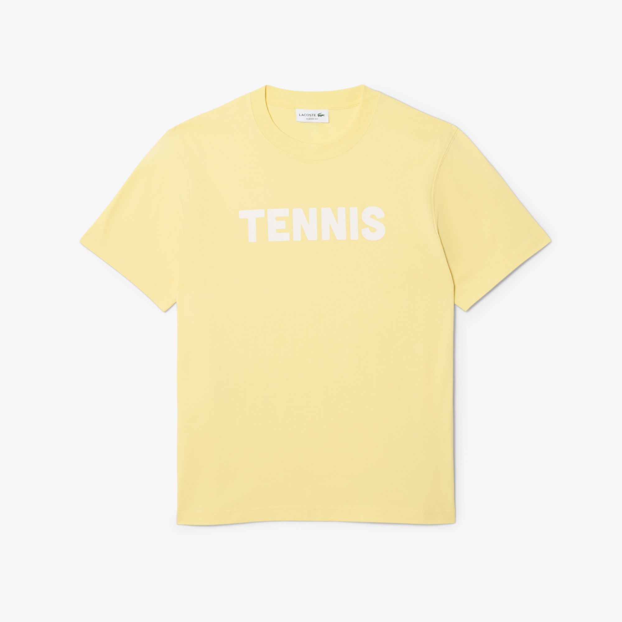 Áo Thun Lacoste Nam Dáng Cổ Điển Chất Liệu Cotton In Hình