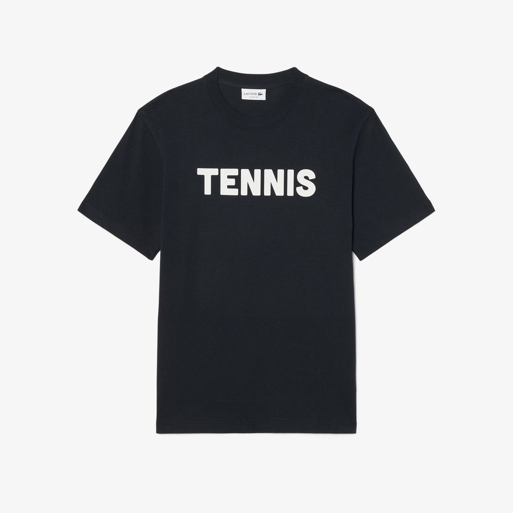 Áo Thun Lacoste Nam Dáng Cổ Điển Chất Liệu Cotton In Hình