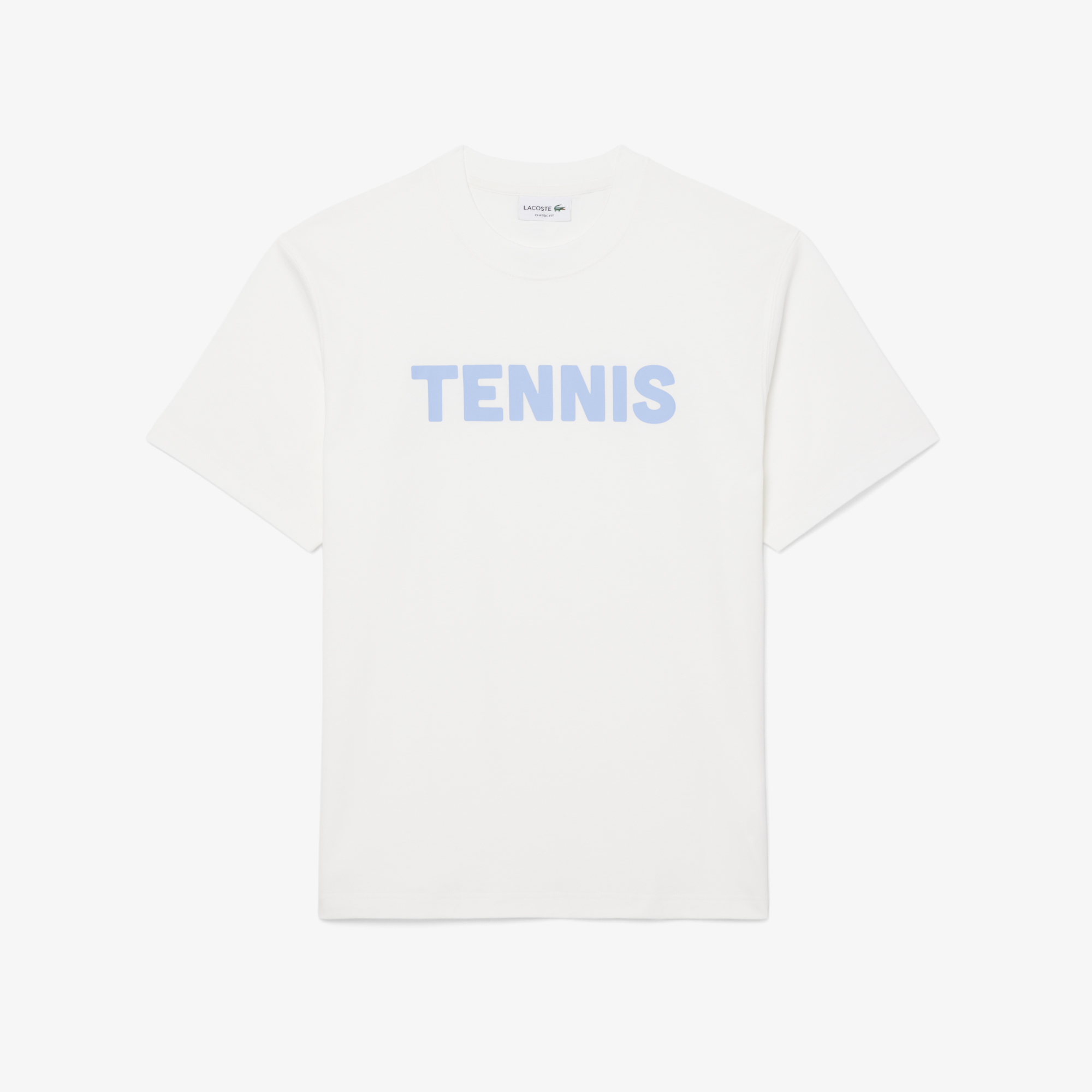 Áo Thun Lacoste Nam Dáng Cổ Điển Chất Liệu Cotton In Hình