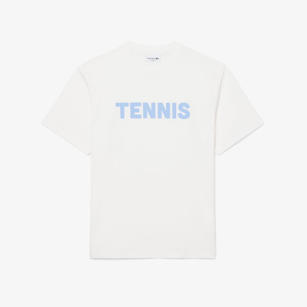 Áo Thun Lacoste Nam Dáng Cổ Điển Chất Liệu Cotton In Hình