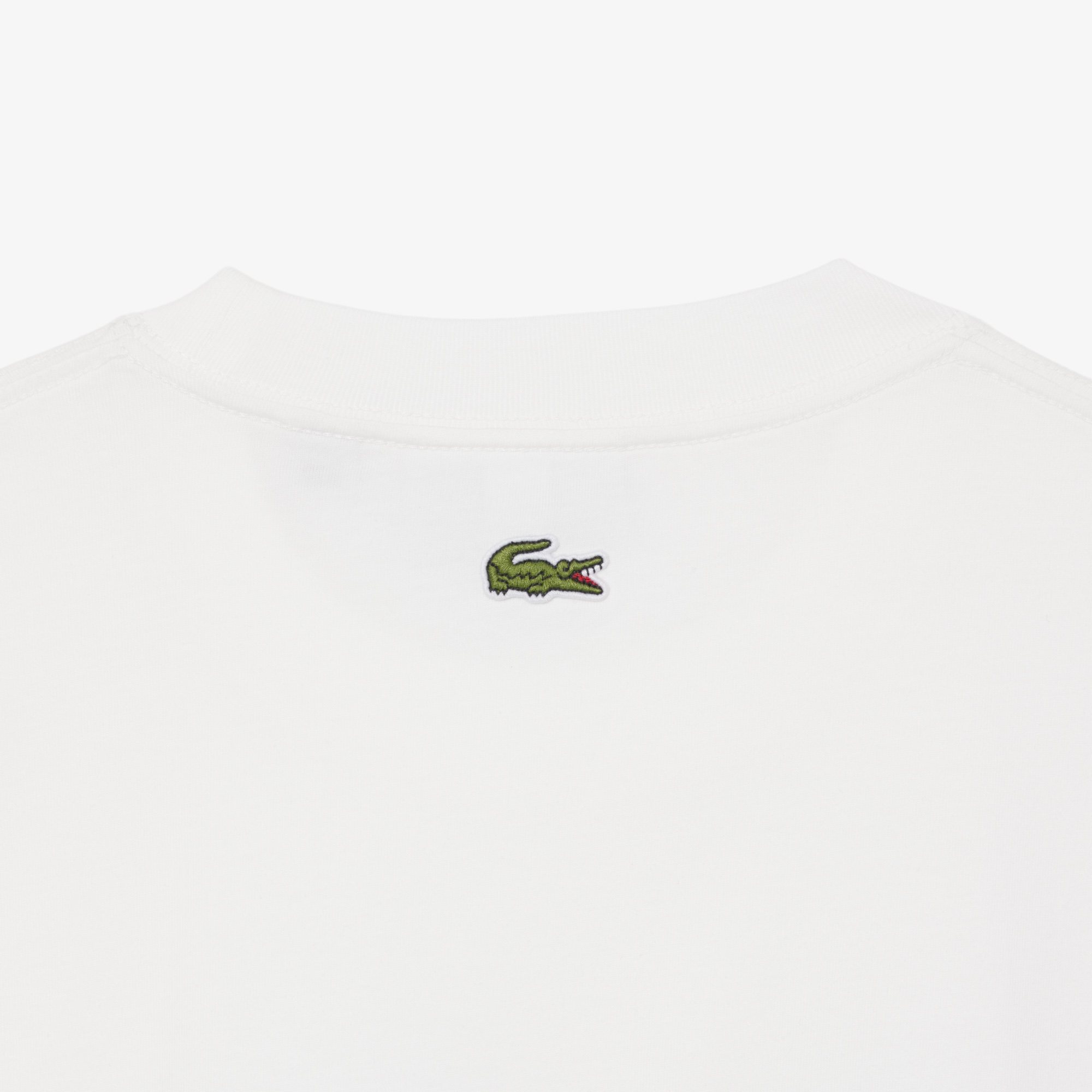 Áo Thun Lacoste Nam Dáng Cổ Điển Chất Liệu Cotton In Hình