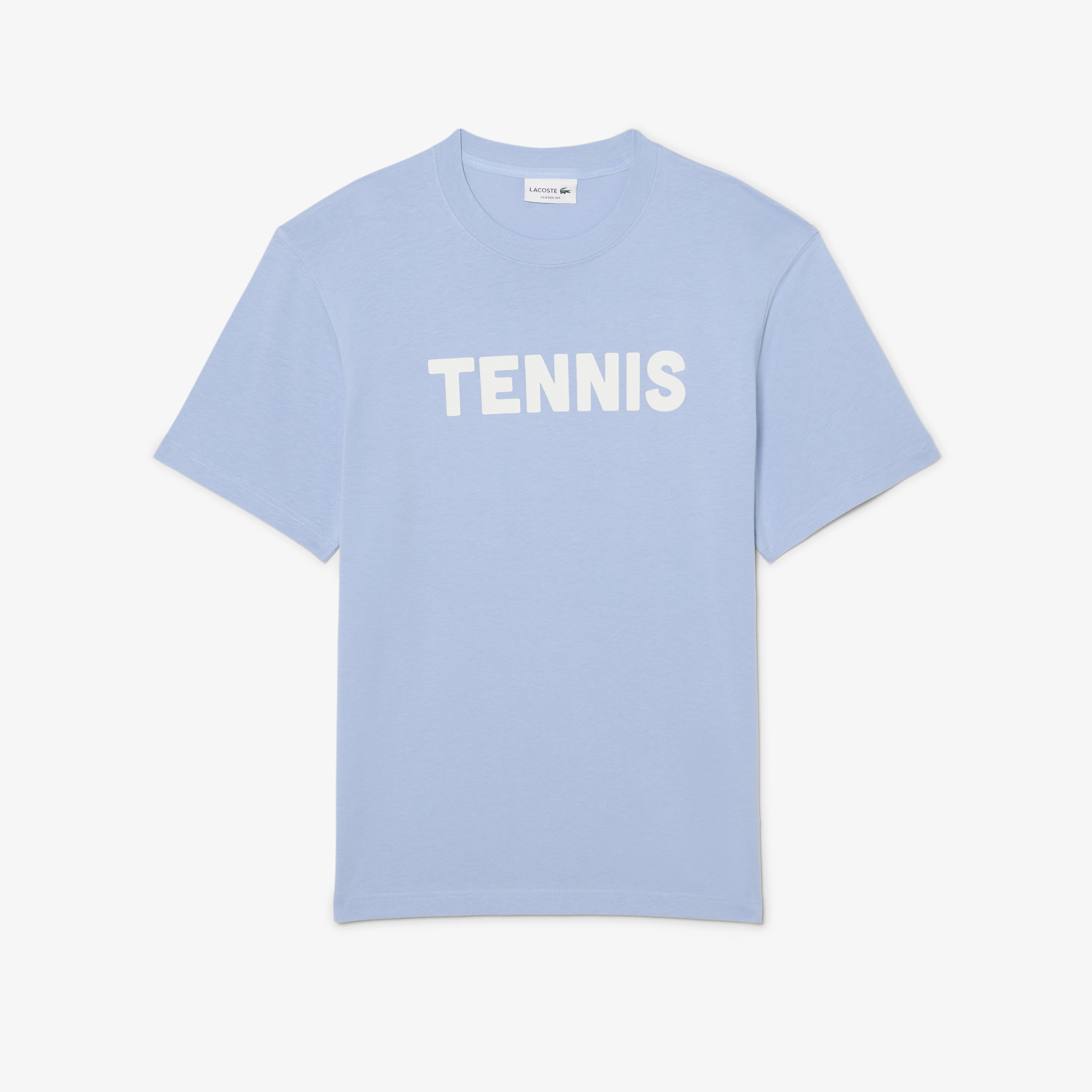 Áo Thun Lacoste Nam Dáng Cổ Điển Chất Liệu Cotton In Hình