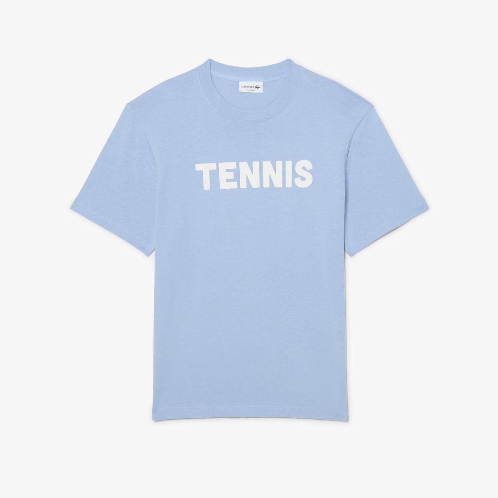 Áo Thun Lacoste Nam Dáng Cổ Điển Chất Liệu Cotton In Hình