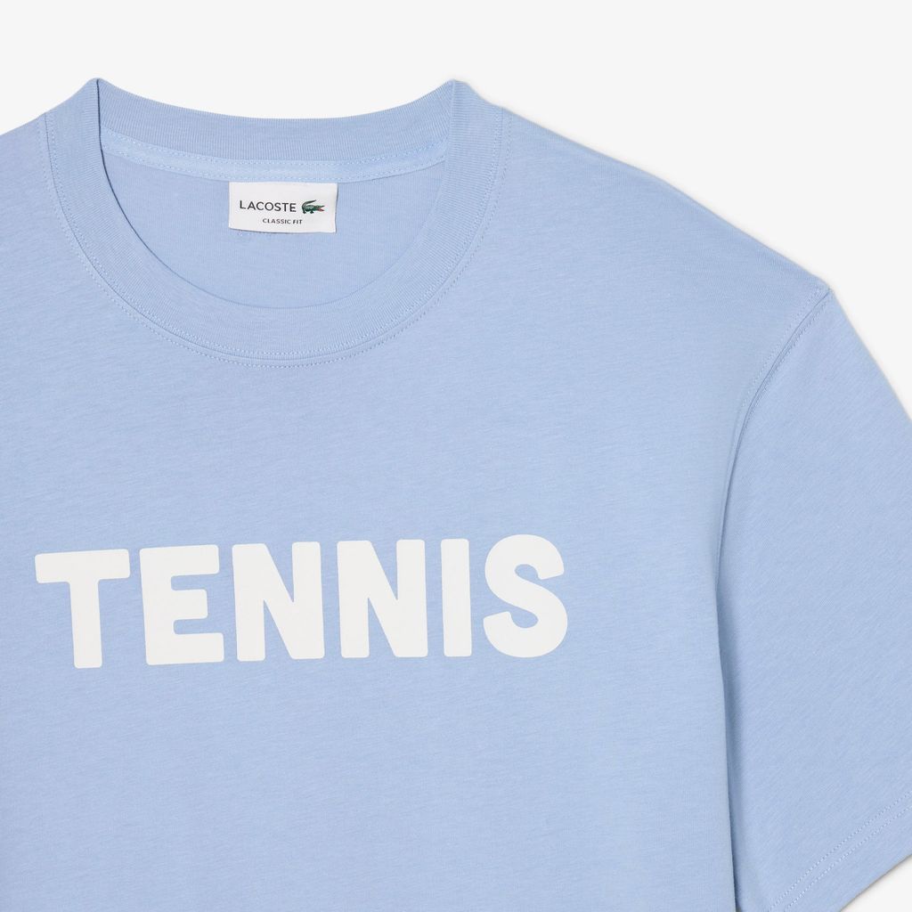 Áo Thun Lacoste Nam Dáng Cổ Điển Chất Liệu Cotton In Hình