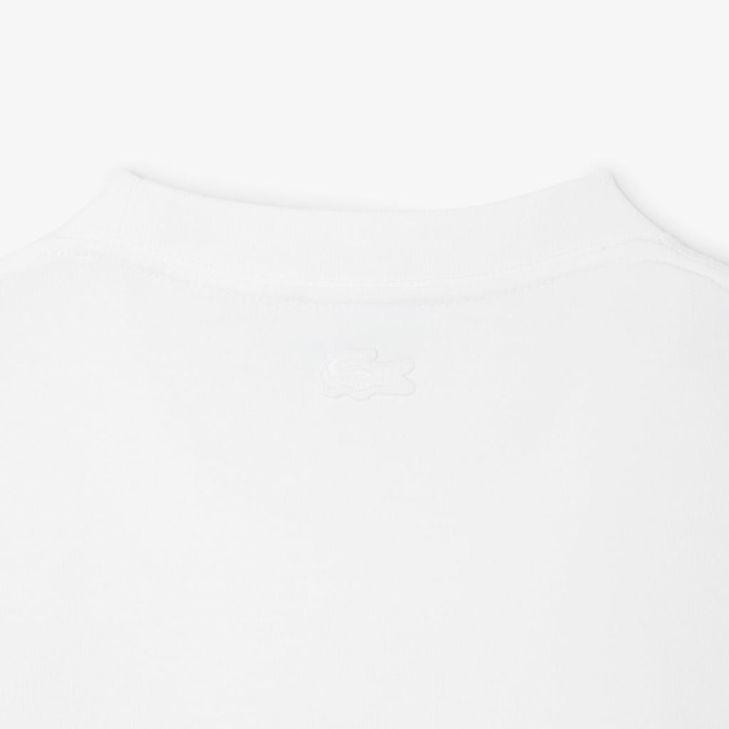 Áo Thun Lacoste Nam Dáng Cổ Điển Chất Liệu Jersey Dày Dặn Họa Tiết Thêu