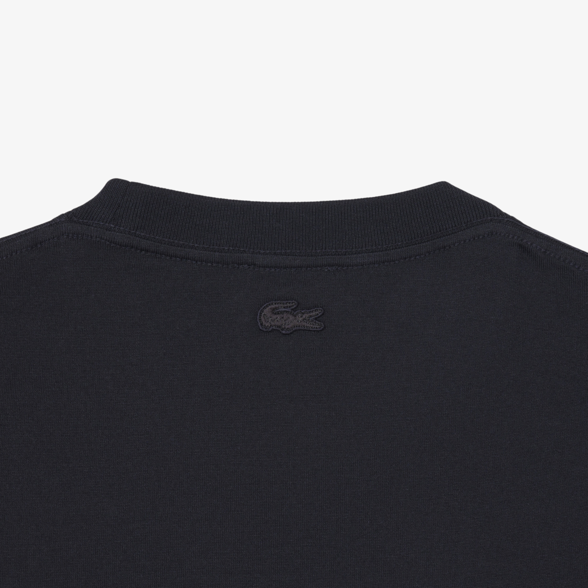 Áo Thun Lacoste Nam Dáng Cổ Điển Chất Liệu Jersey Dày Dặn Họa Tiết Thêu