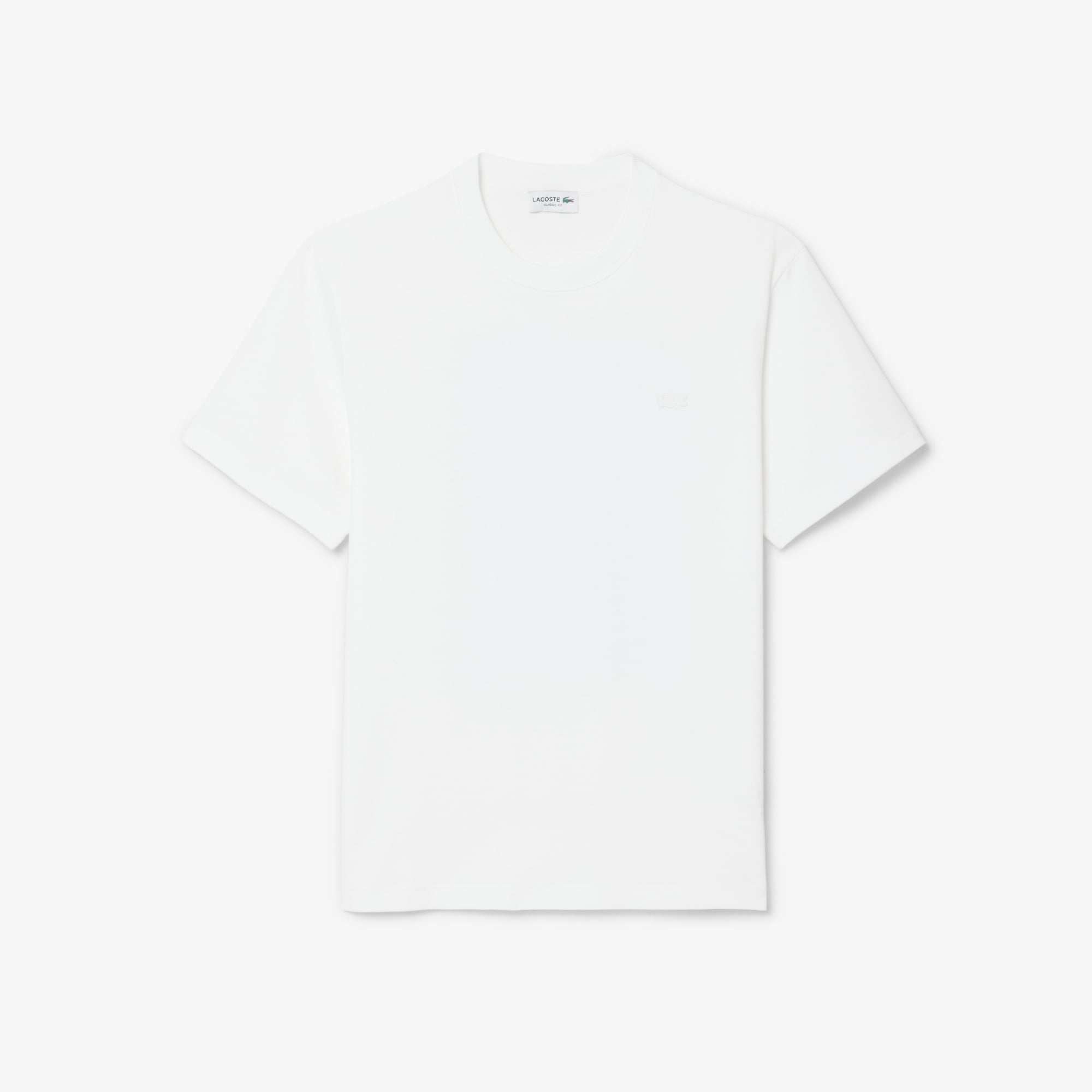 Áo Thun Lacoste Nam Dáng Cổ Điển Chất Liệu Jersey In Hình