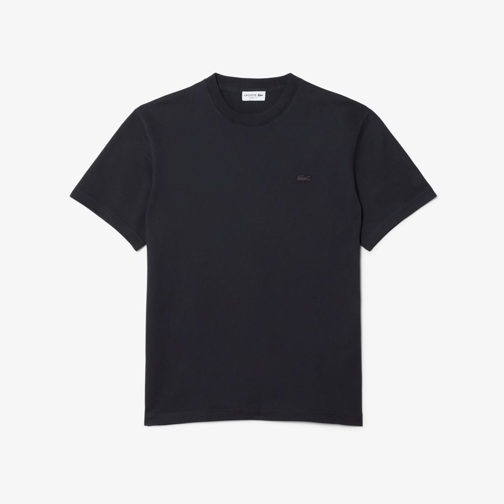 Áo Thun Lacoste Nam Dáng Cổ Điển Chất Liệu Jersey In Hình