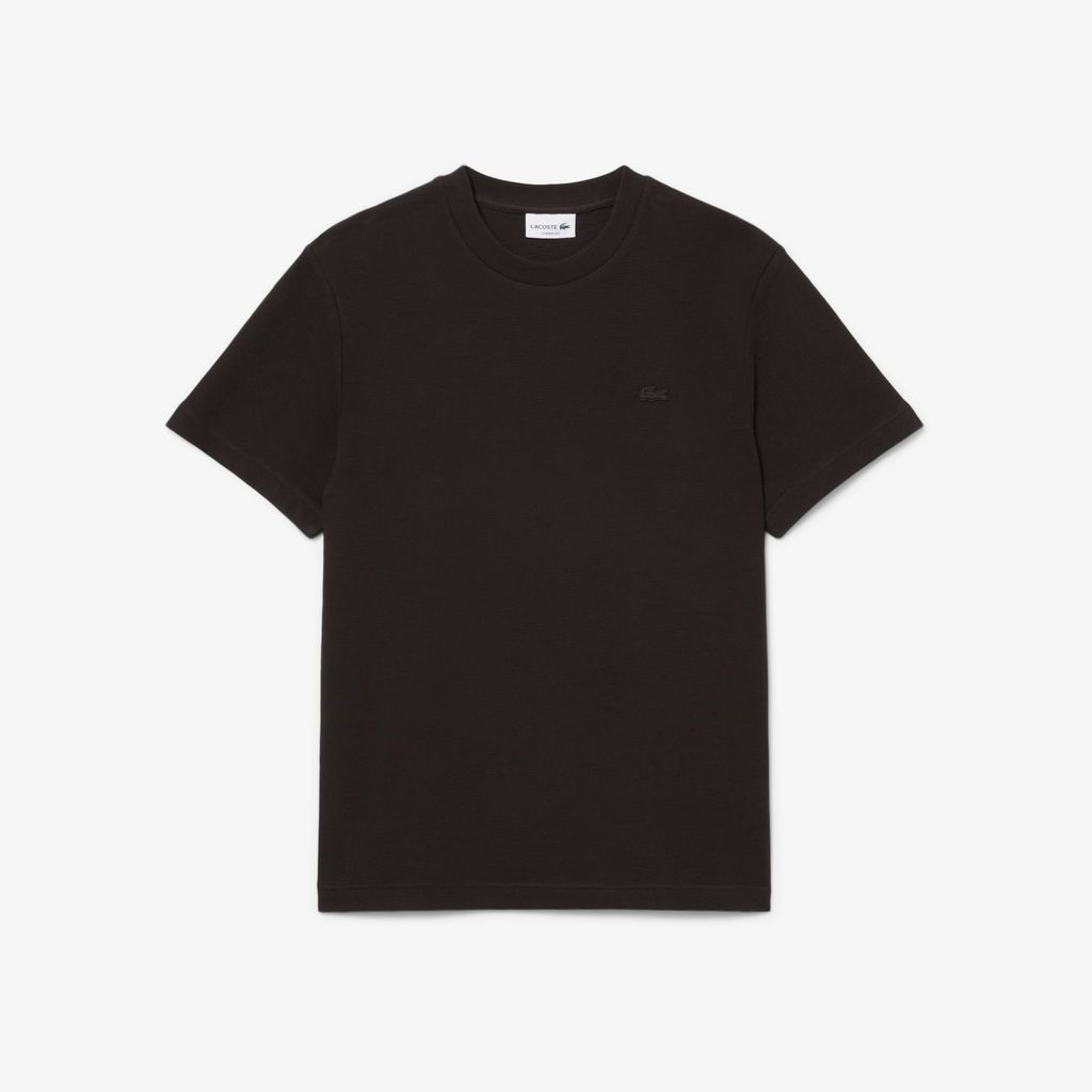 Áo Thun Lacoste Nam Dáng Cổ Điển Chất Liệu Jersey Dập Nổi