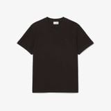 Áo Thun Lacoste Nam Dáng Cổ Điển Chất Liệu Jersey Dập Nổi