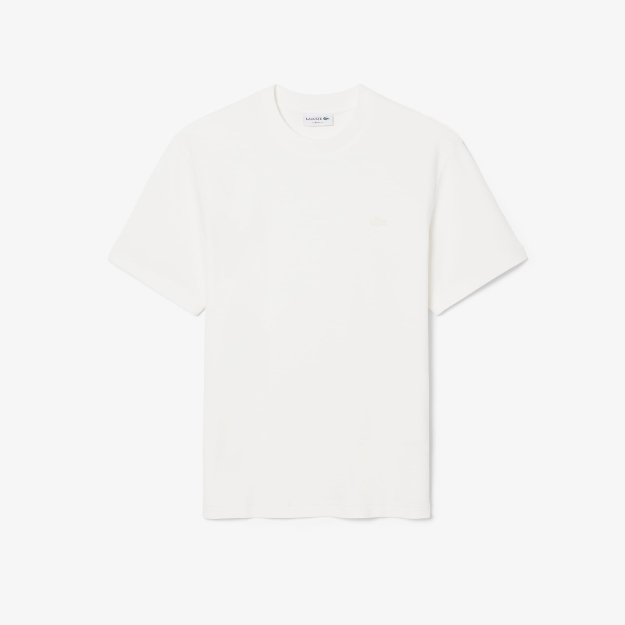 Áo Thun Lacoste Nam Dáng Cổ Điển Chất Liệu Jersey Dập Nổi