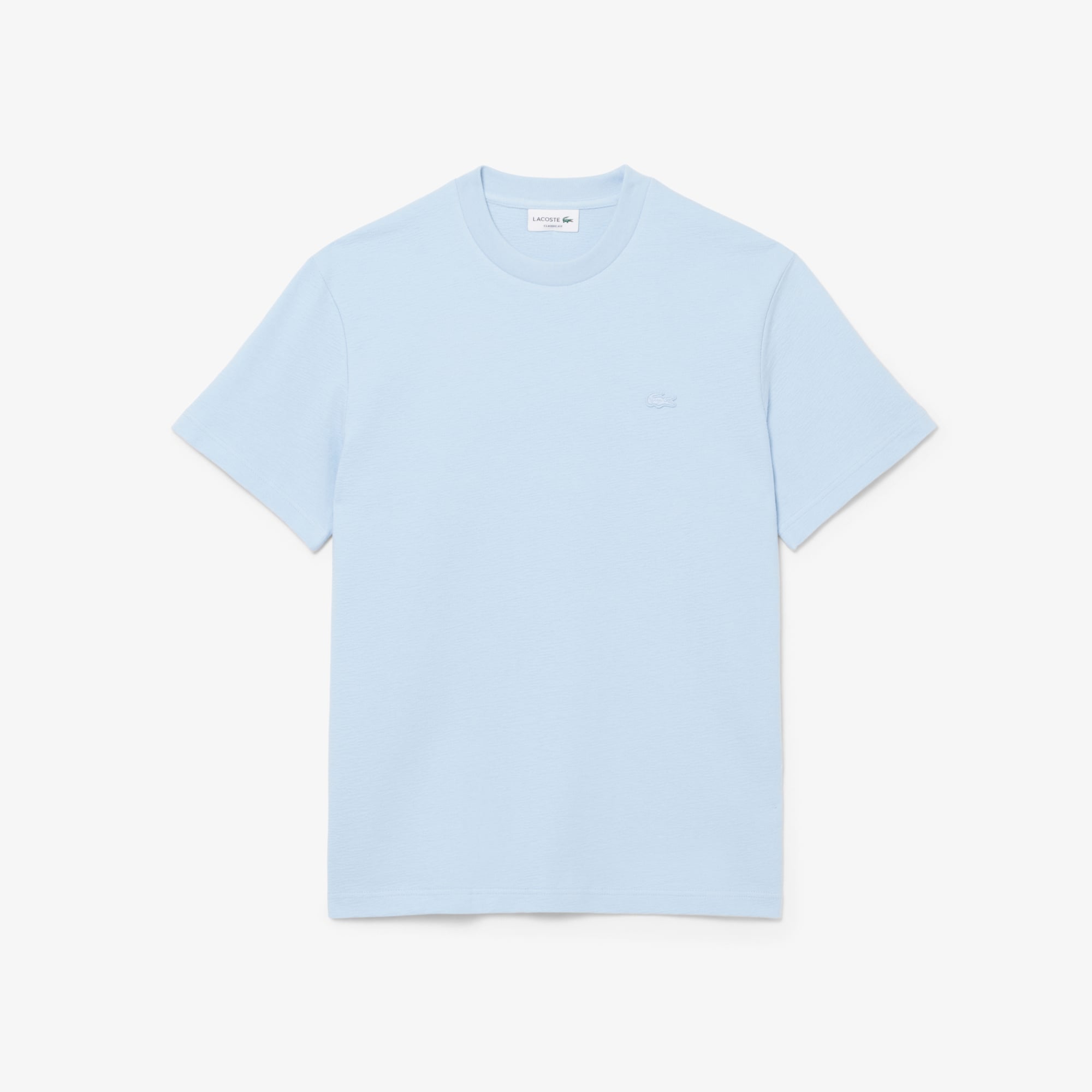 Áo Thun Lacoste Nam Dáng Cổ Điển Chất Liệu Jersey Dập Nổi