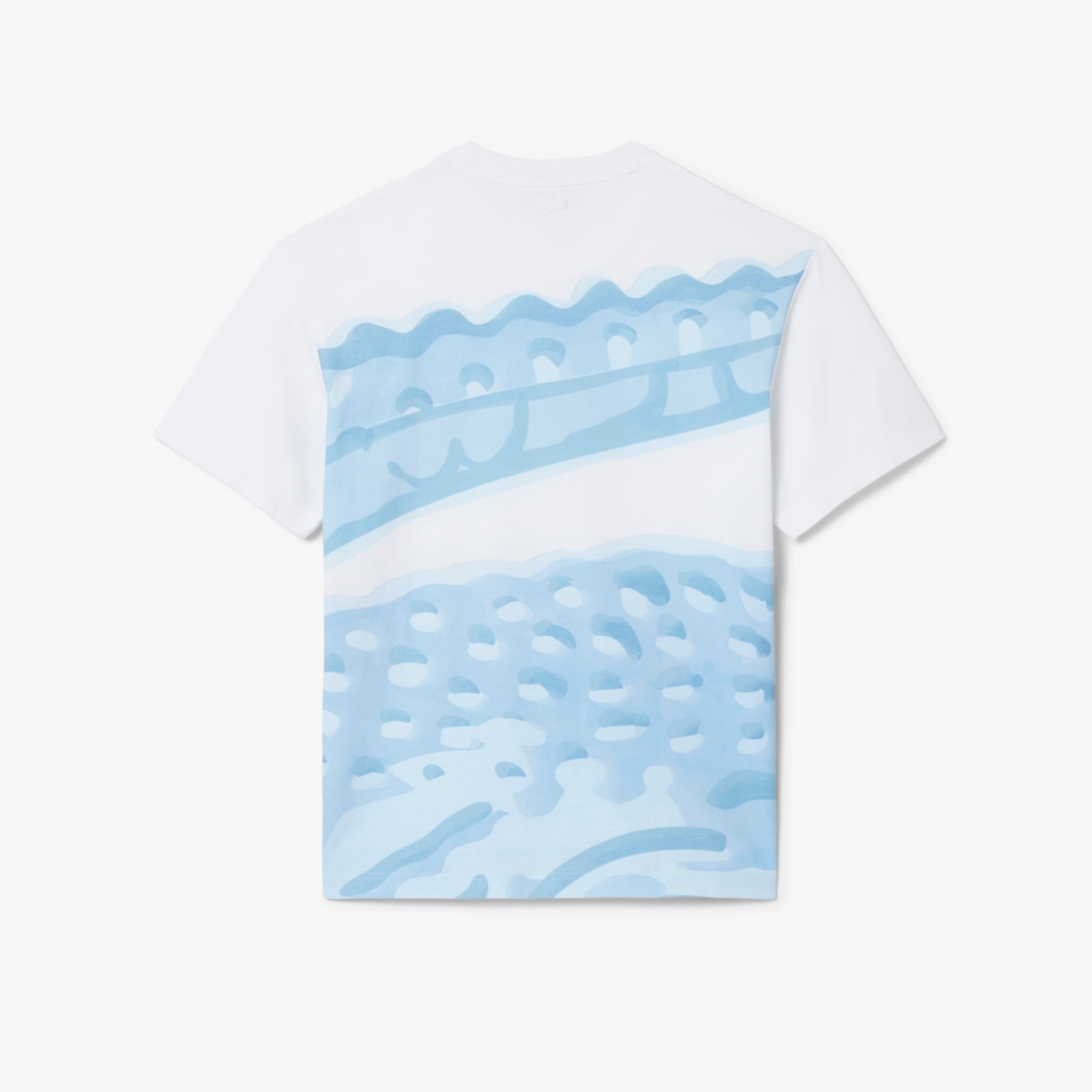Áo Thun Lacoste Nam Dáng Cổ Điển Chất Liệu Cotton In Hình