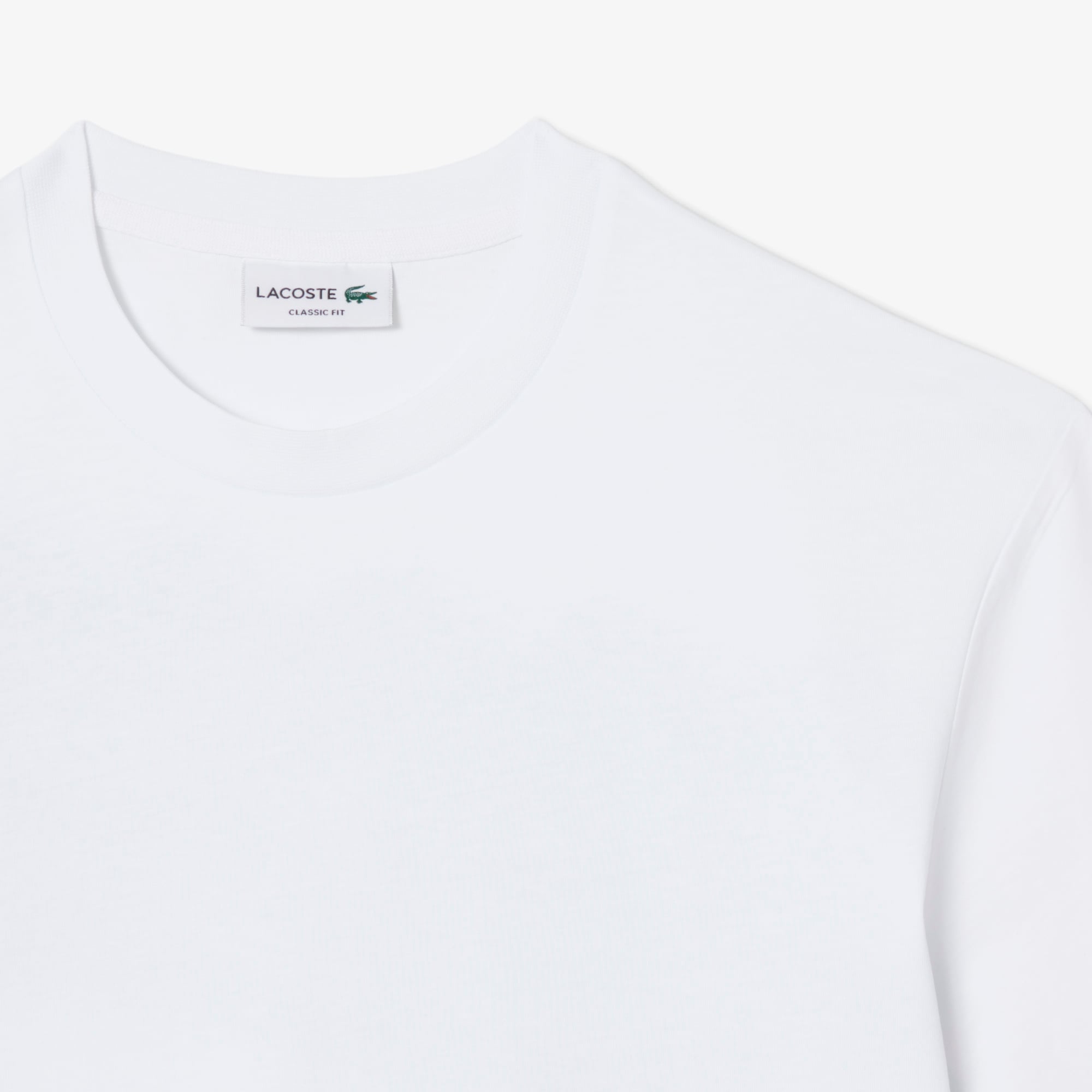 Áo Thun Lacoste Nam Dáng Cổ Điển Chất Liệu Cotton In Hình