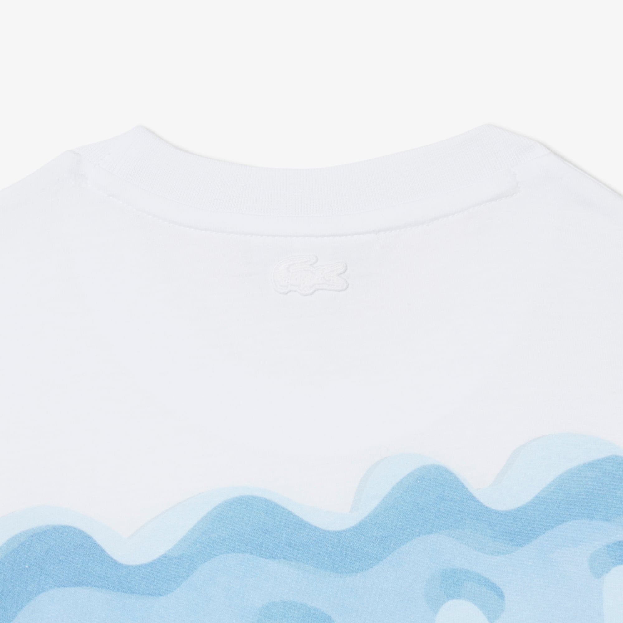 Áo Thun Lacoste Nam Dáng Cổ Điển Chất Liệu Cotton In Hình