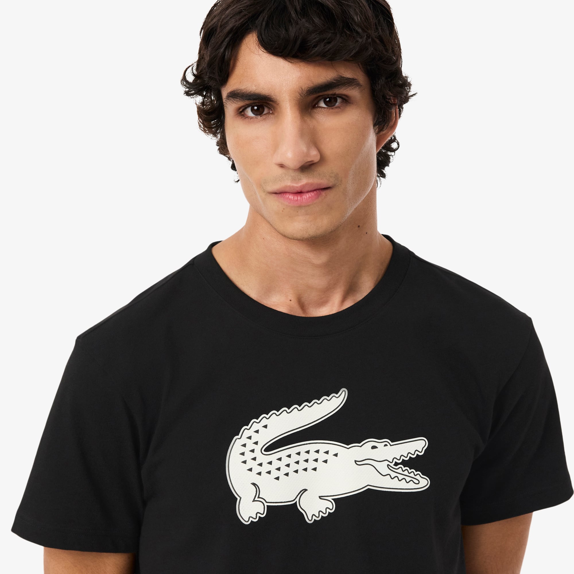 Áo Thun Thể Thao Lacoste Nam Cỡ XXL Có Logo Công Nghệ Ultra Dry