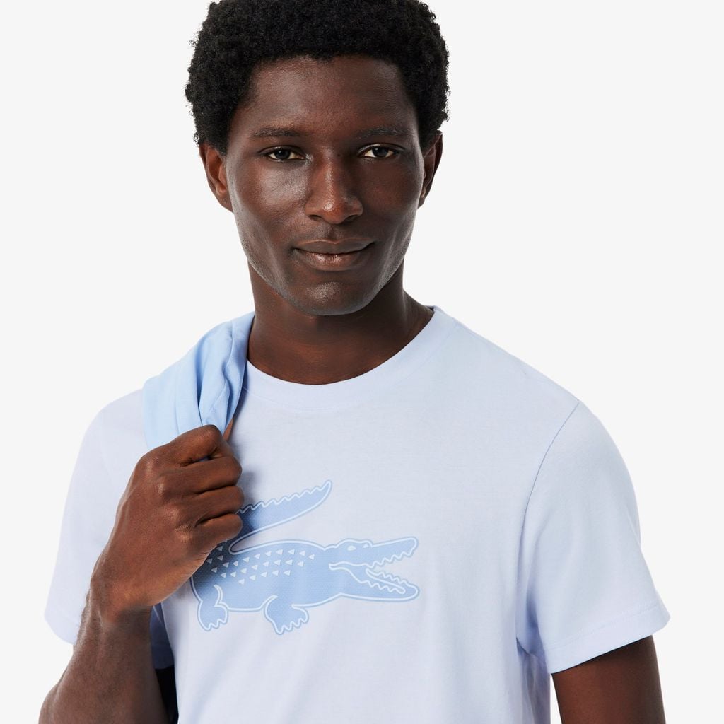 Áo Thun Thể Thao Lacoste Nam Cỡ XXL Có Logo Công Nghệ Ultra Dry