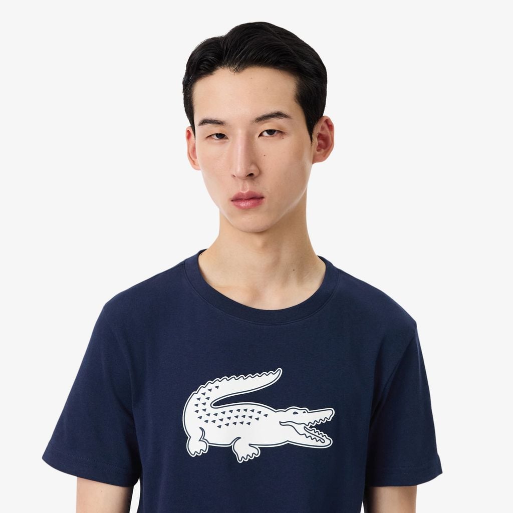 Áo Thun Thể Thao Lacoste Nam Cỡ XXL Có Logo Công Nghệ Ultra Dry
