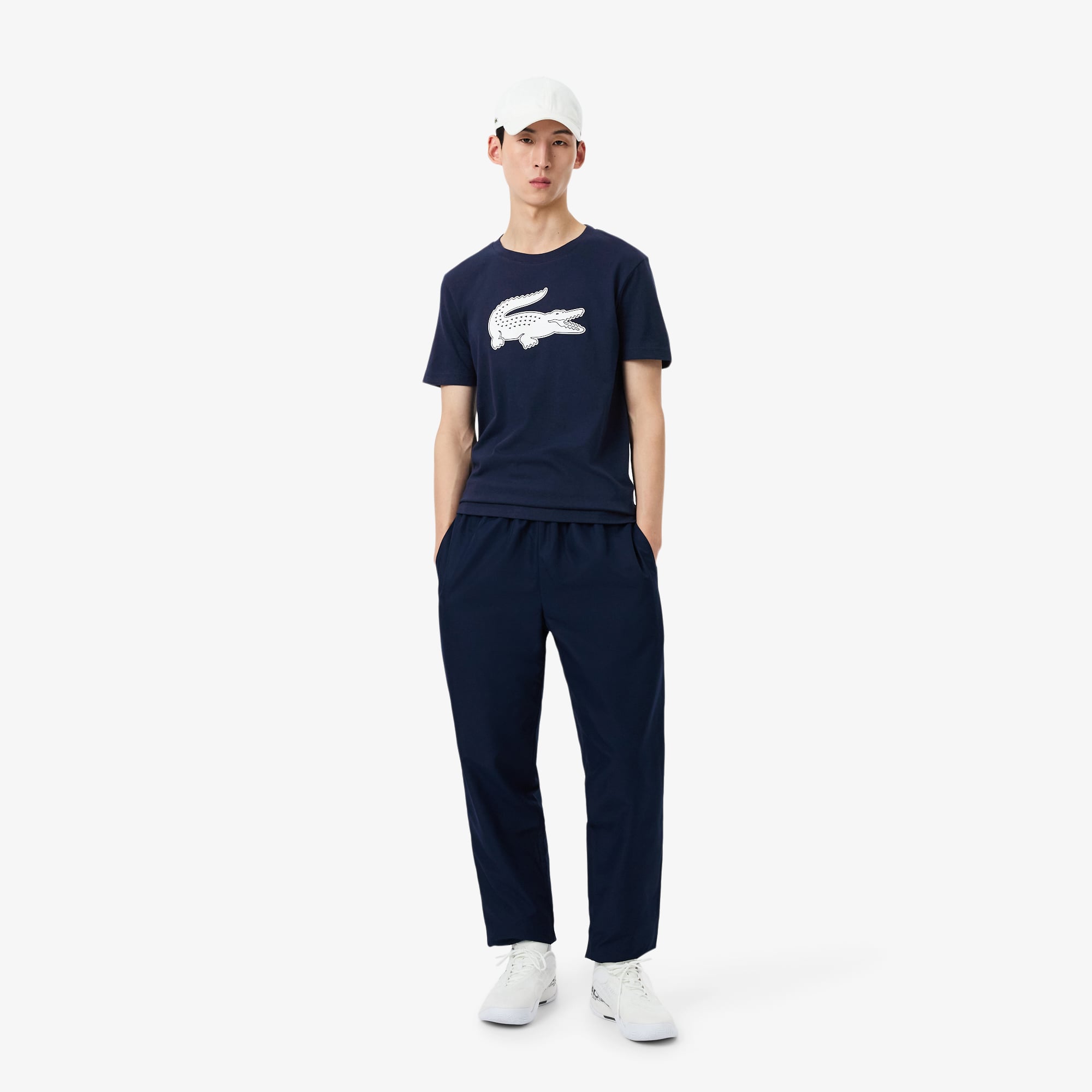 Áo Thun Thể Thao Lacoste Nam Cỡ XXL Có Logo Công Nghệ Ultra Dry