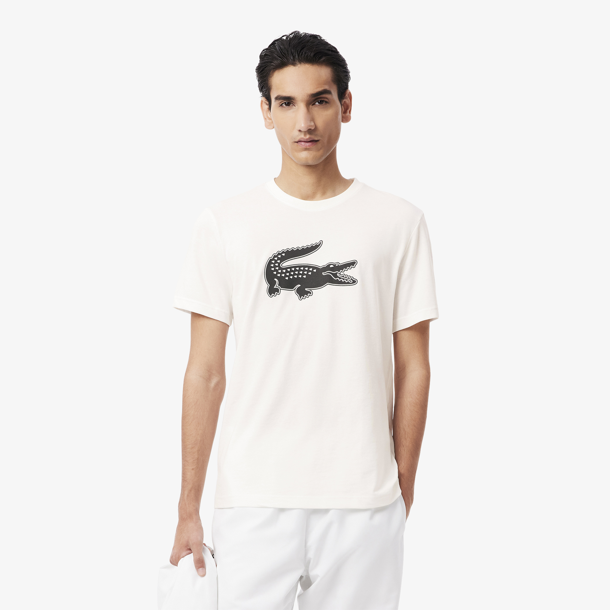 Áo Thun Thể Thao Lacoste Nam Cỡ XXL Có Logo Công Nghệ Ultra Dry