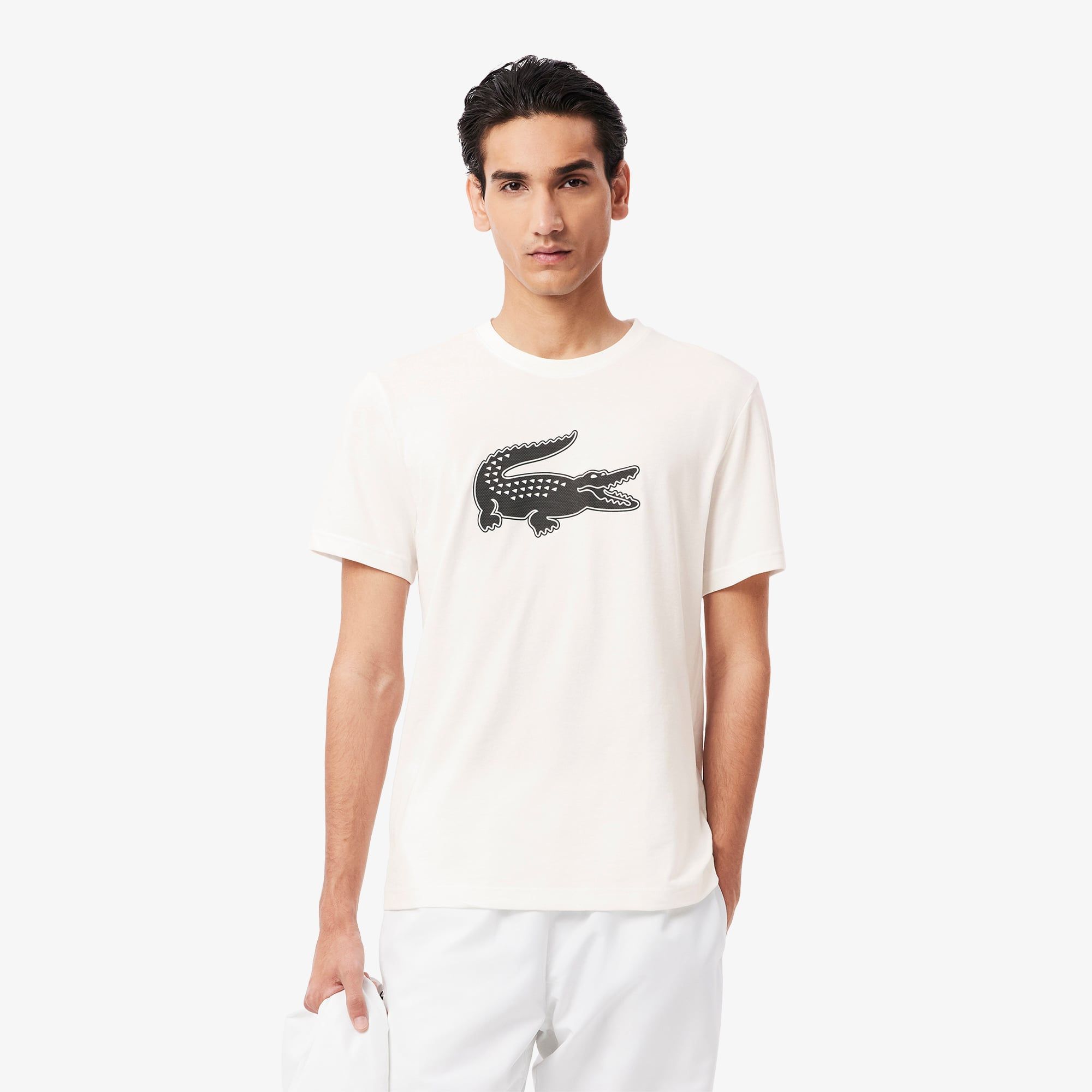 Áo Thun Thể Thao Lacoste Nam Cỡ XXL Có Logo Công Nghệ Ultra Dry