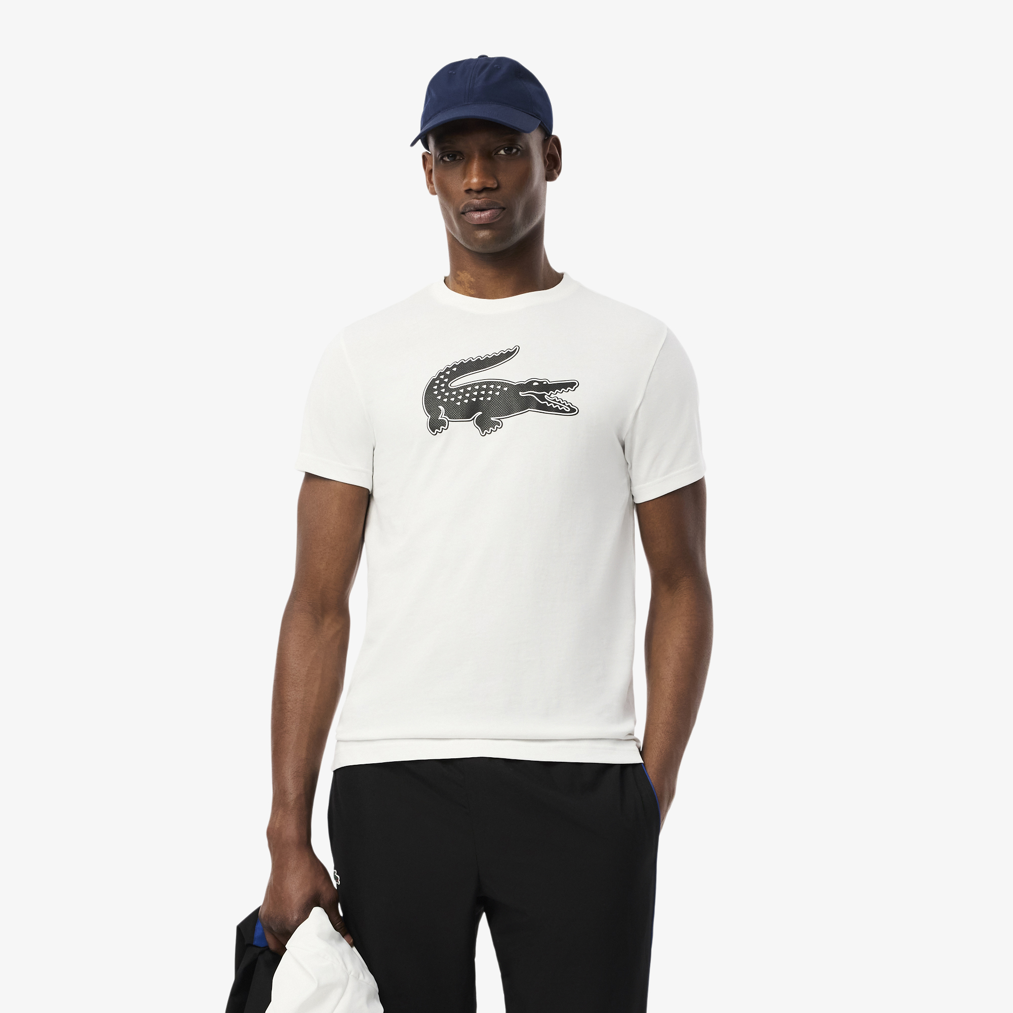 Áo Thun Thể Thao Lacoste Nam Cỡ XXL Có Logo Công Nghệ Ultra Dry