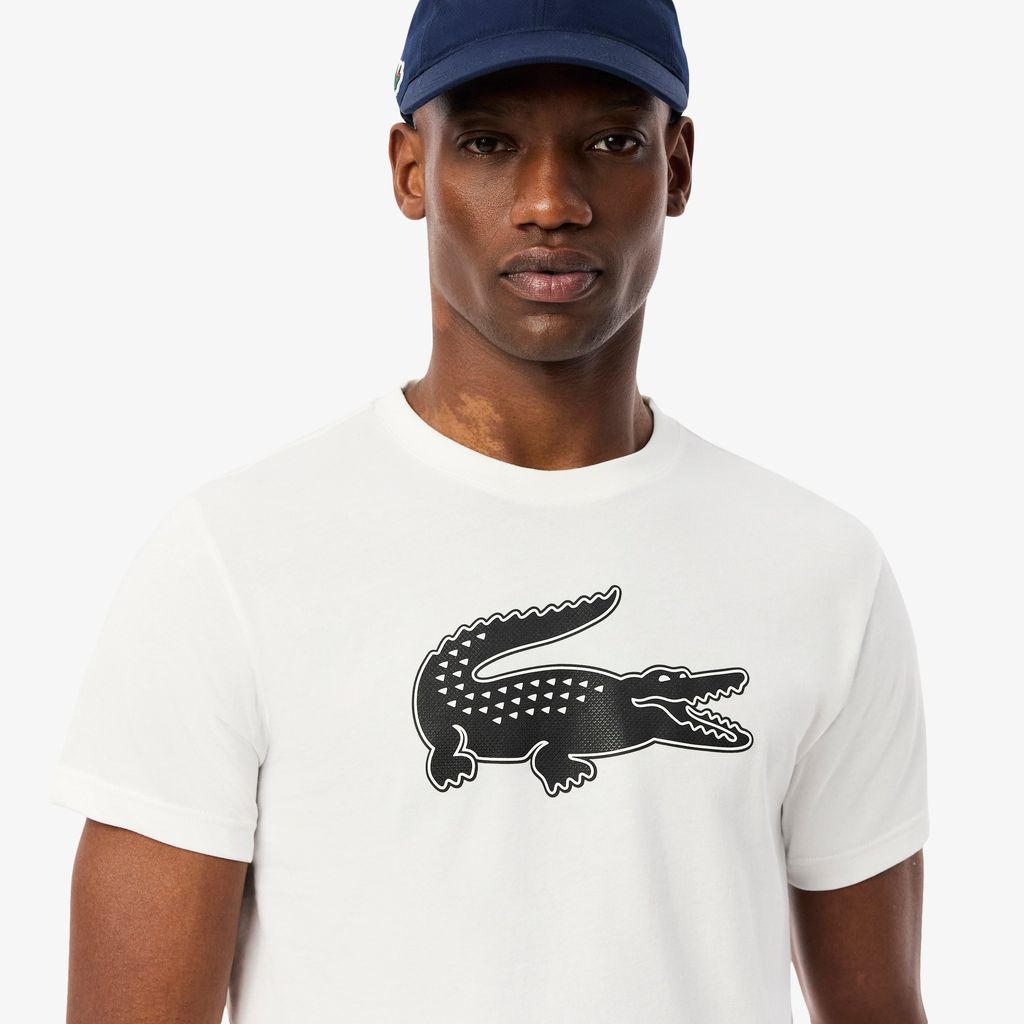 Áo Thun Thể Thao Lacoste Nam Cỡ XXL Có Logo Công Nghệ Ultra Dry