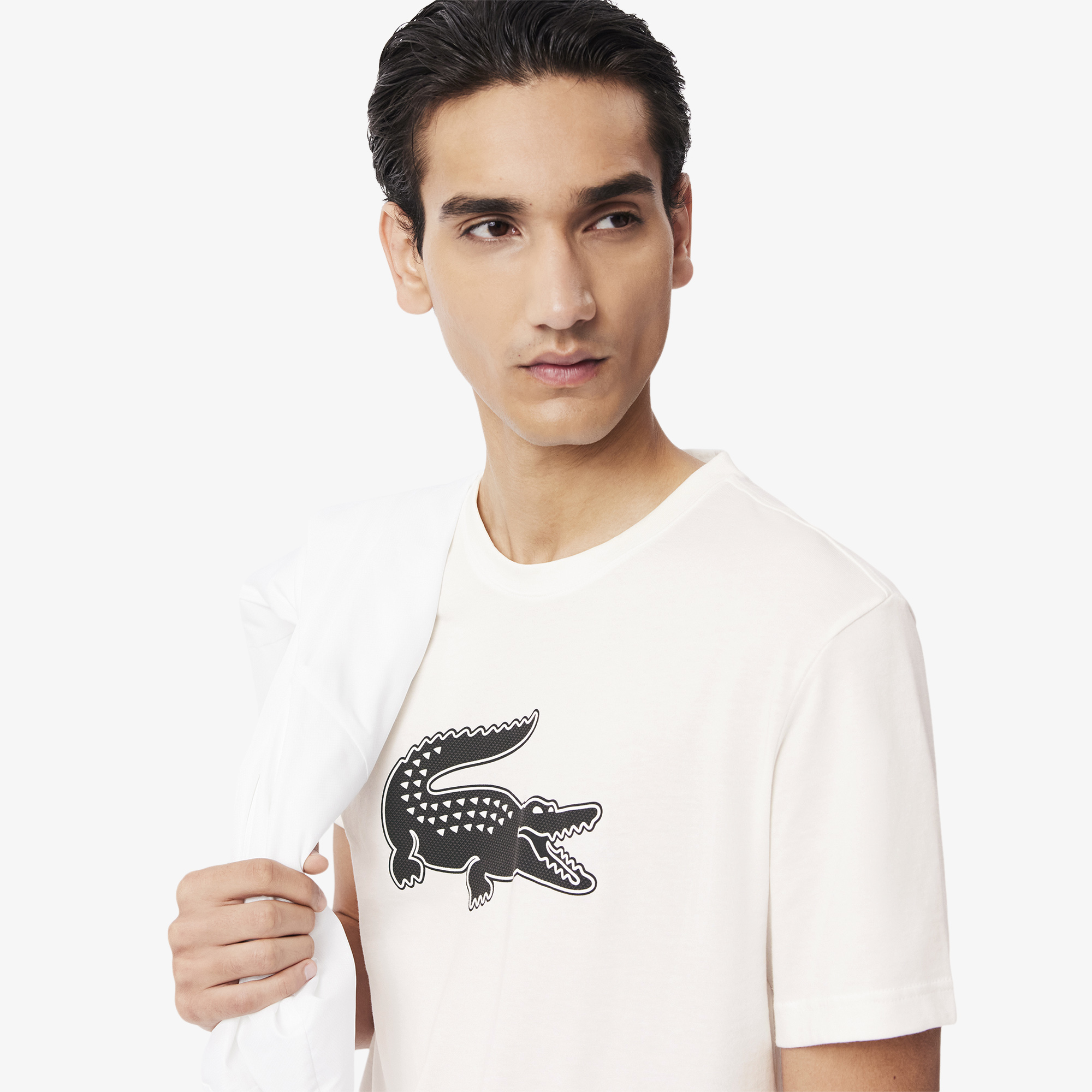 Áo Thun Thể Thao Lacoste Nam Cỡ XXL Có Logo Công Nghệ Ultra Dry