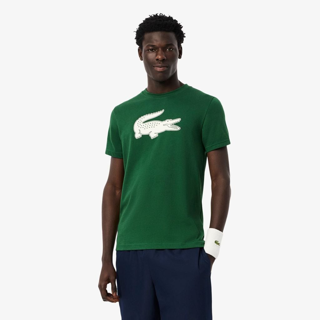 Áo Thun Thể Thao Lacoste Nam Cỡ XXL Có Logo Công Nghệ Ultra Dry