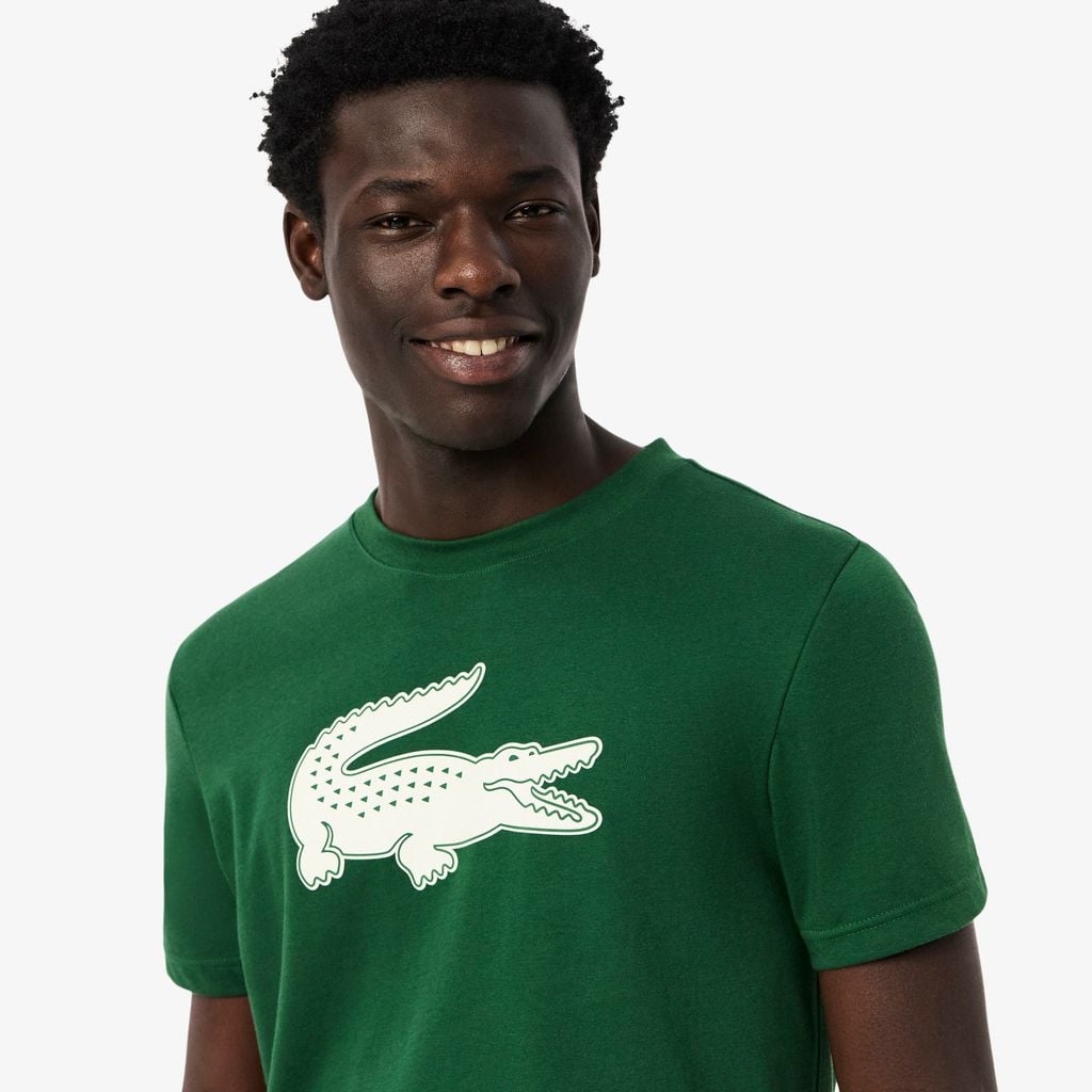 Áo Thun Thể Thao Lacoste Nam Cỡ XXL Có Logo Công Nghệ Ultra Dry