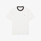 Áo Thun Lacoste Nam Dáng Cổ Điển Chất Liệu Cotton Họa Tiết Color-Block