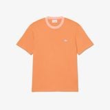 Áo Thun Lacoste Nam Dáng Cổ Điển Chất Liệu Cotton Họa Tiết Color-Block