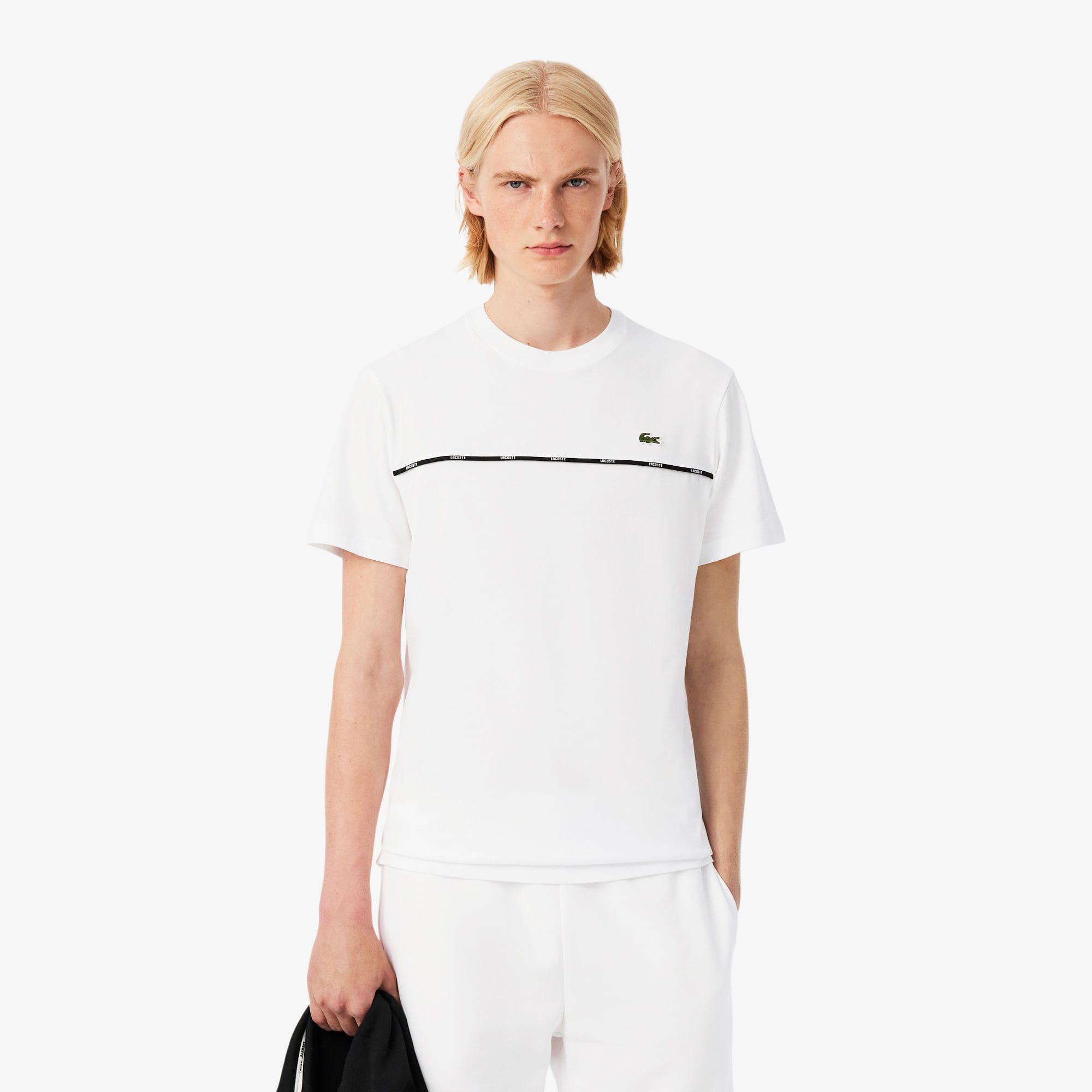 Áo Thun Lacoste Nam Dáng Suông Có Logo Lacoste