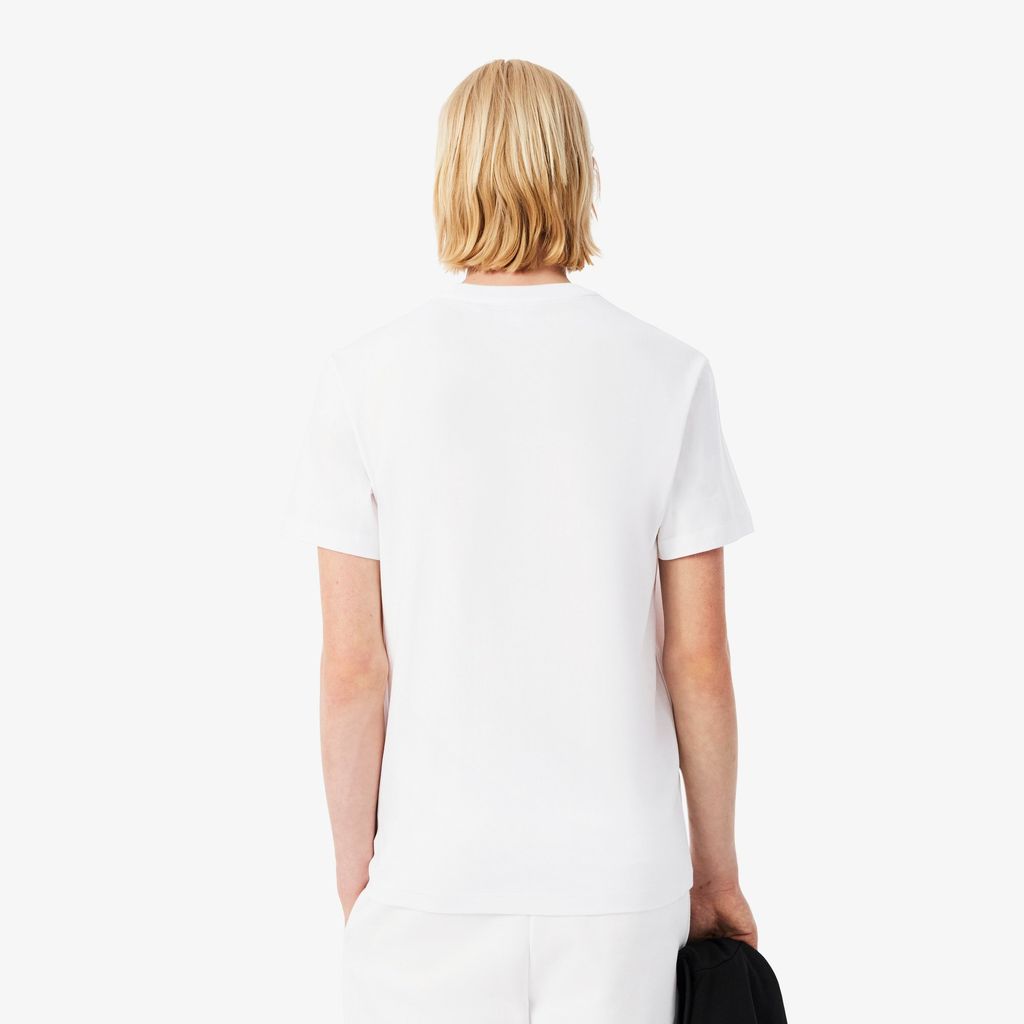 Áo Thun Lacoste Nam Dáng Suông Có Logo Lacoste