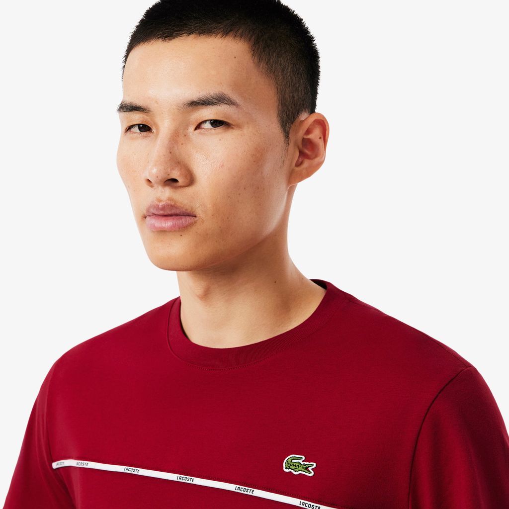 Áo Thun Lacoste Nam Dáng Suông Có Logo Lacoste